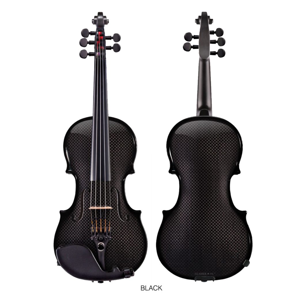Acoustic Electric Violin 5 String Black